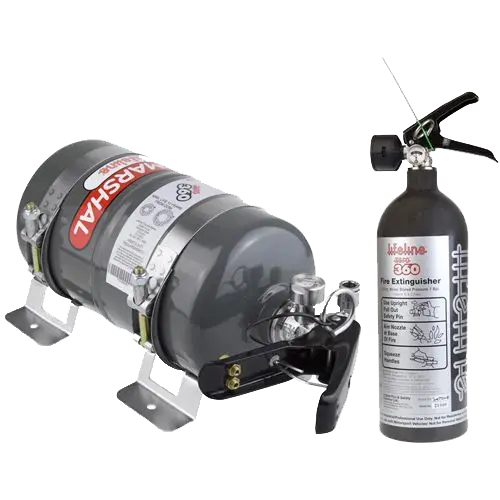 Zero® 360 Rally Pack - 3.0Kg Fire Marshal & 2.0Kg Novec 1230 Hand Held 1