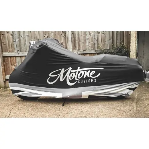 Motone Fitted Indoor Motorcycle Cover - Triumph Bobber, Bobber Black And Speedmaster 1200 1