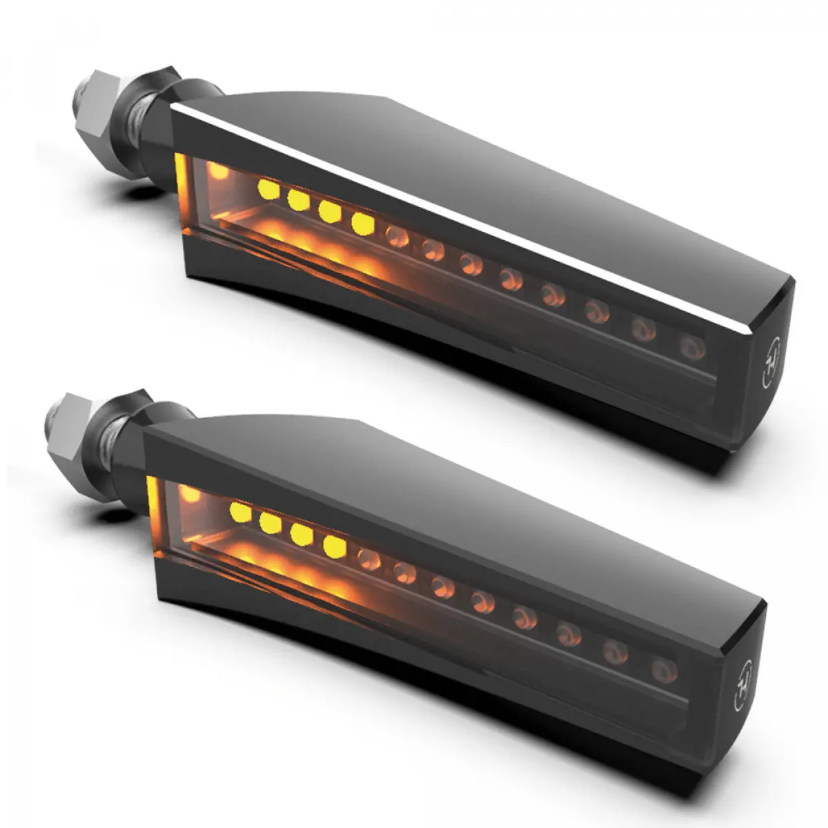 Highsider Led Sequential Led Turn Signals - Black - Pair 1