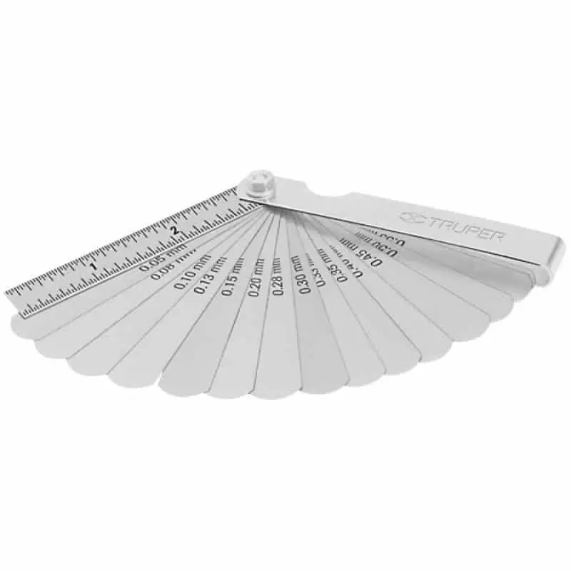 Calibrador De 32 Hojas Milimétricas 14397 Truper 1