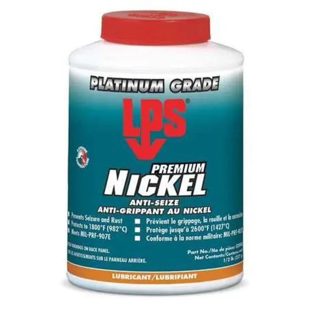 Lps 03908 Nickel Anti-Seize,Jar,8 Oz. Net Weight 1