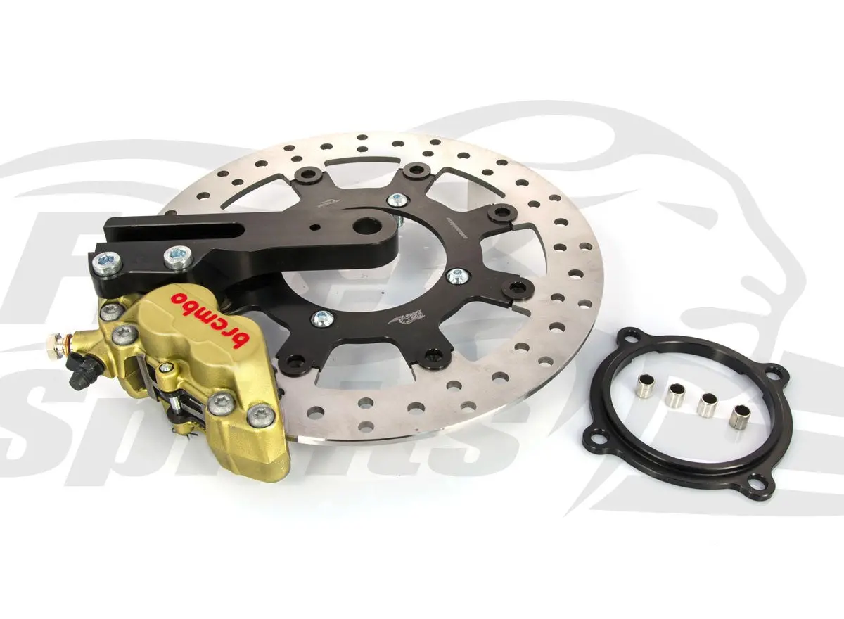 Free Spirits Brembo Rear Brake Upgrade 01-15 Triumph Bonneville, Thruxton And Scrambler 3