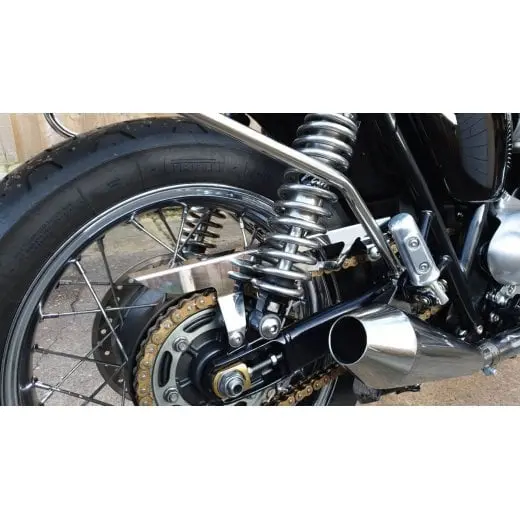 Motone Tanto Chain Guard - Polished - 2016+ Triumph Classics 2