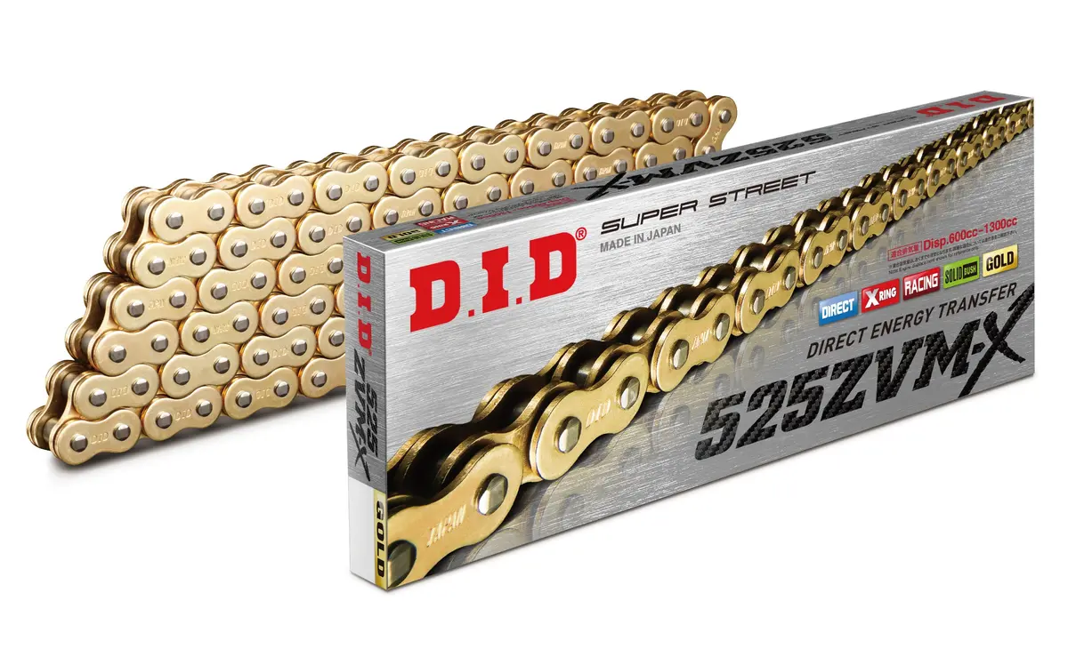 Did Zvmx-2 Super Street Gold X-Ring Chain - 525 - 120 Links 1