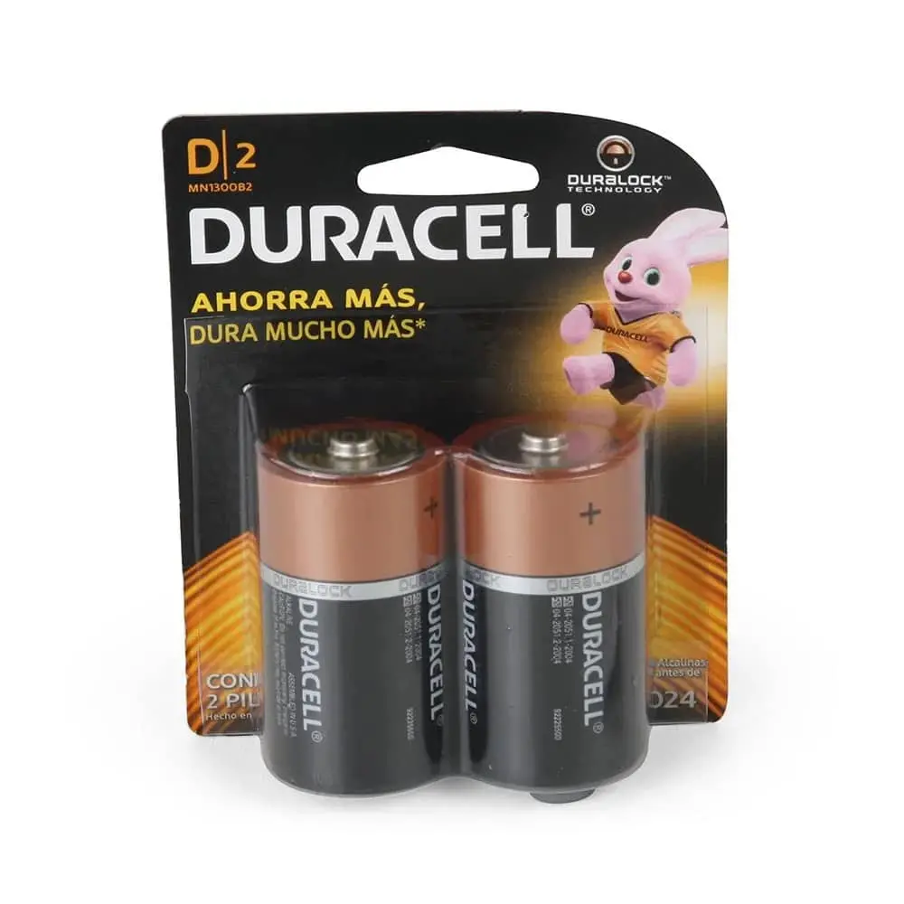 Pila Alcalina Grande D/2 Mmi30082 Duracell 1