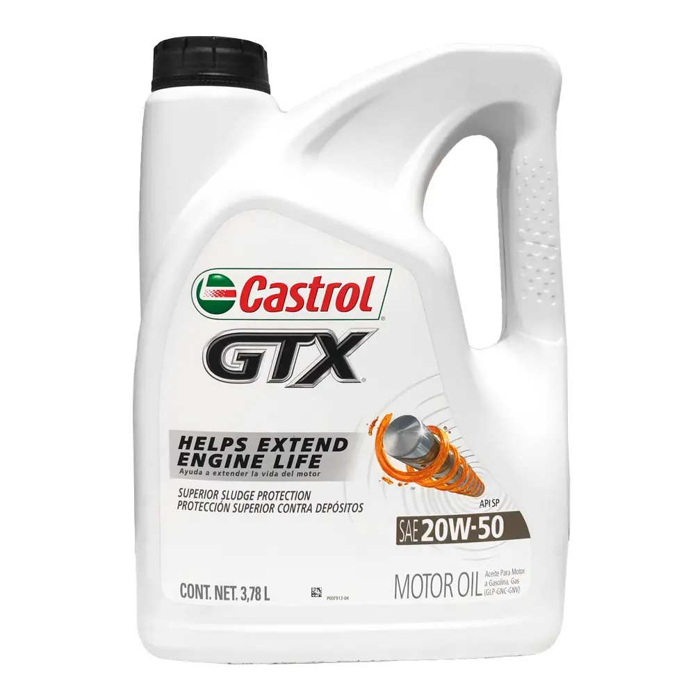 Aceite De Motor Gtx Sae 20W-50 Galón Castrol 1