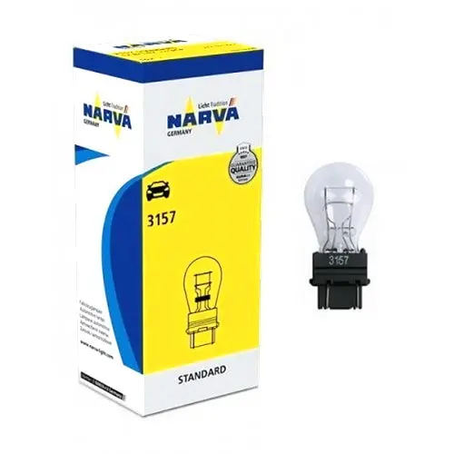 Foco Lagrima Con Base Negro 2 Contactos 12V (17945) Narva 1