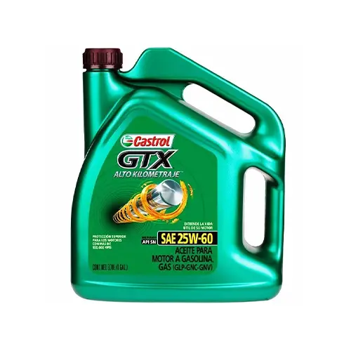 Aceite Gtx Alto Km Sae 25W-60 1 Galon Castrol 1