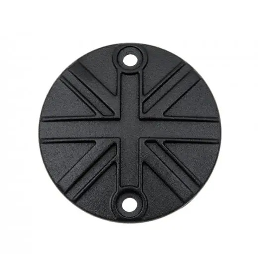 Motone Customs Union Jack Clutch Cover - Black 1