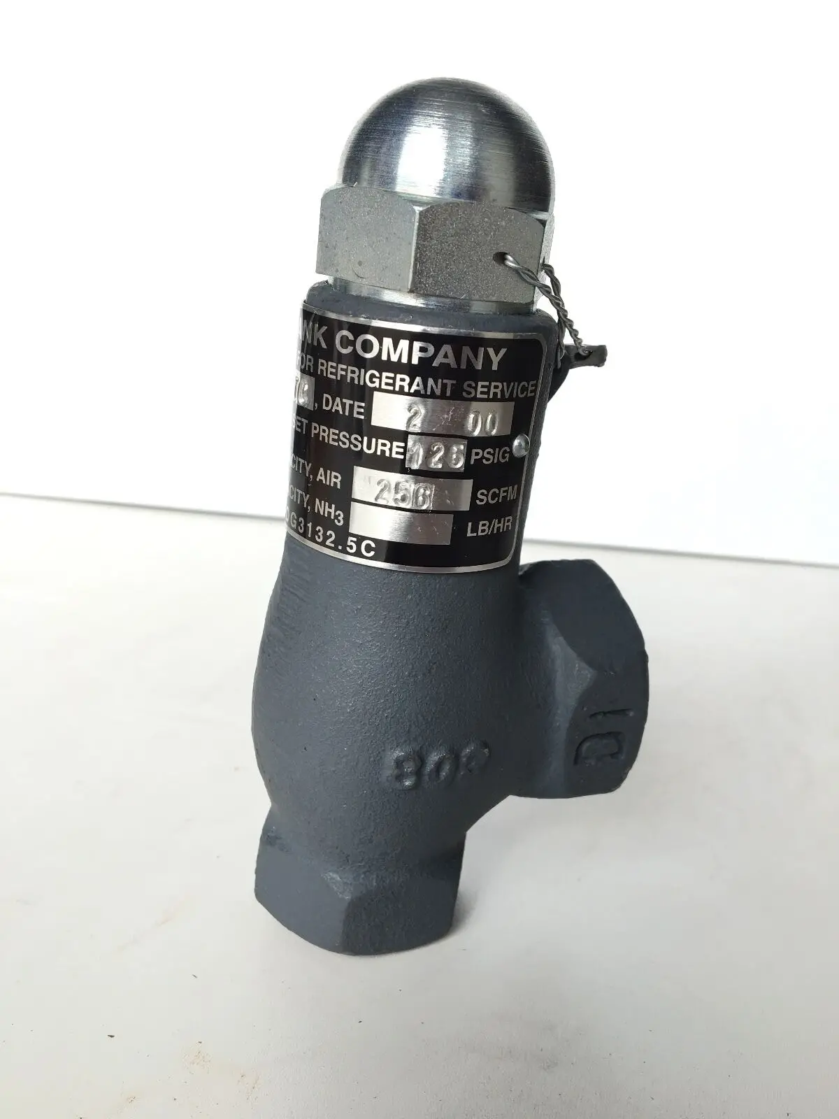 Cyrus Shank Company 803 Relief Valve 1/2" Inlet 125 Psig  *New* 1