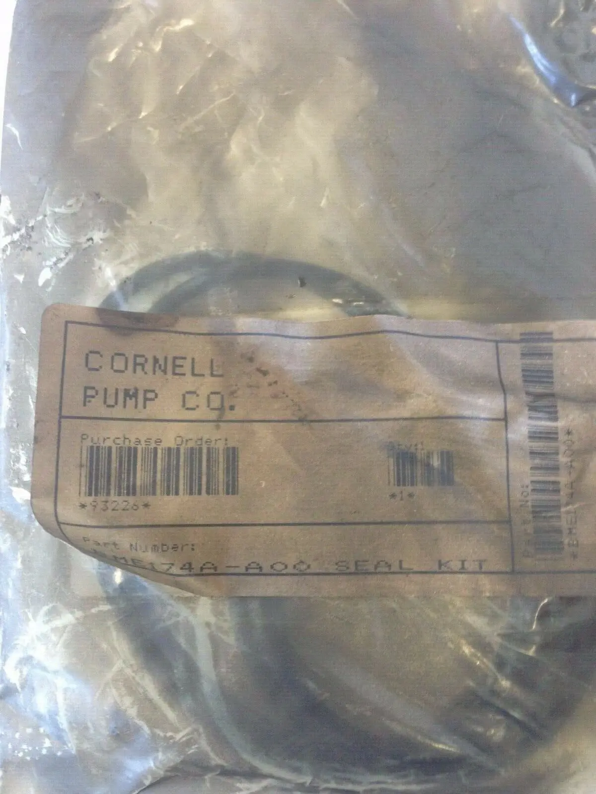 Cornell O Ring Kit Bme174a-A00 1