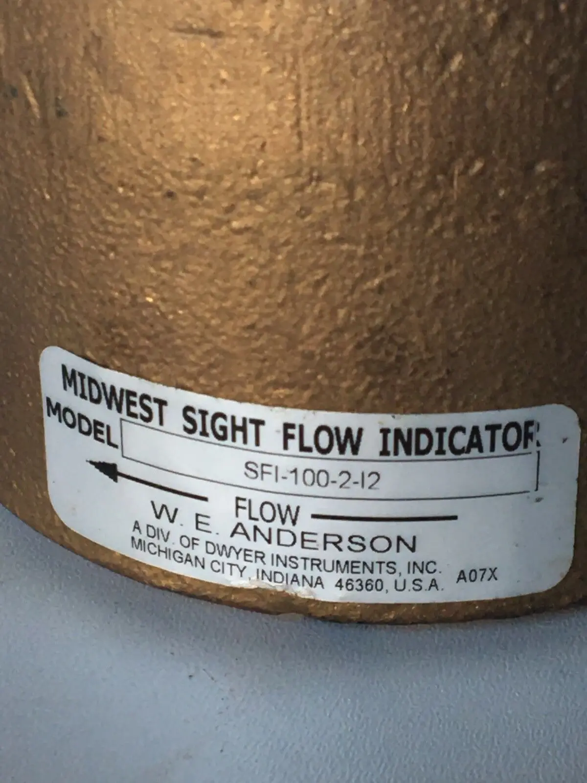 Midwest Site Flow Indicator Model Sfi-100-2-12 1