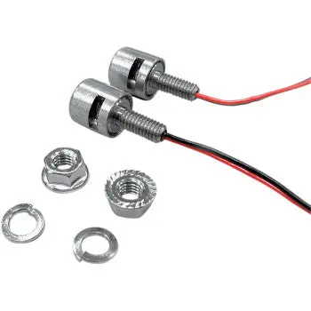 Led License Plate Bolts - Black Or Silver 1