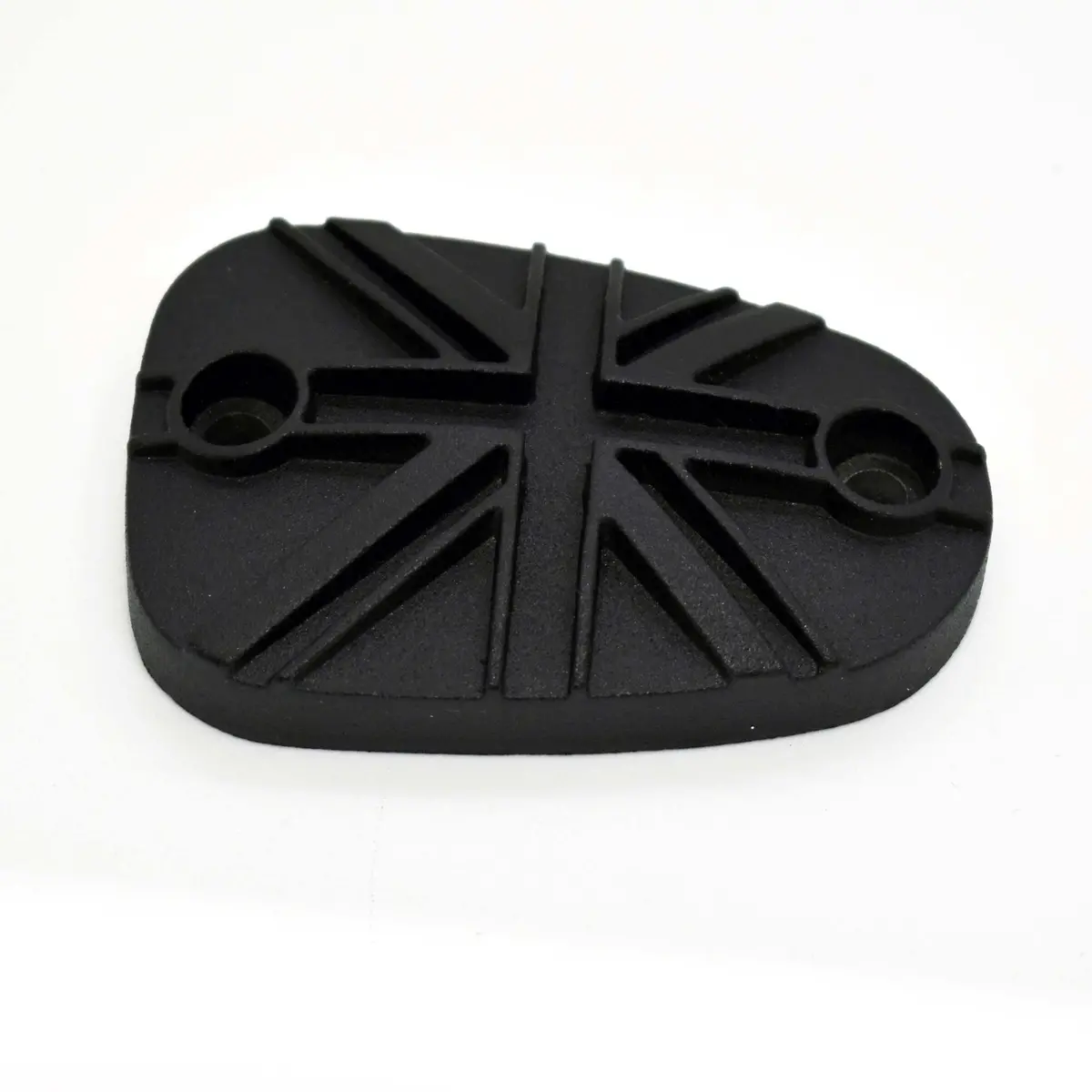 Motone Cast Brake Fluid Reservoir Master Cylinder Cap - Union Jack - Black - Triumph Classics 1