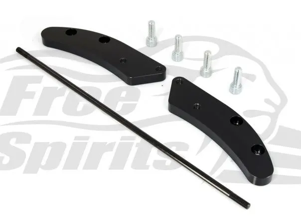 Free Spirits Extended Forward Control Adapter Plates - 100Mm - Indian Scout Bobber / Rogue 1