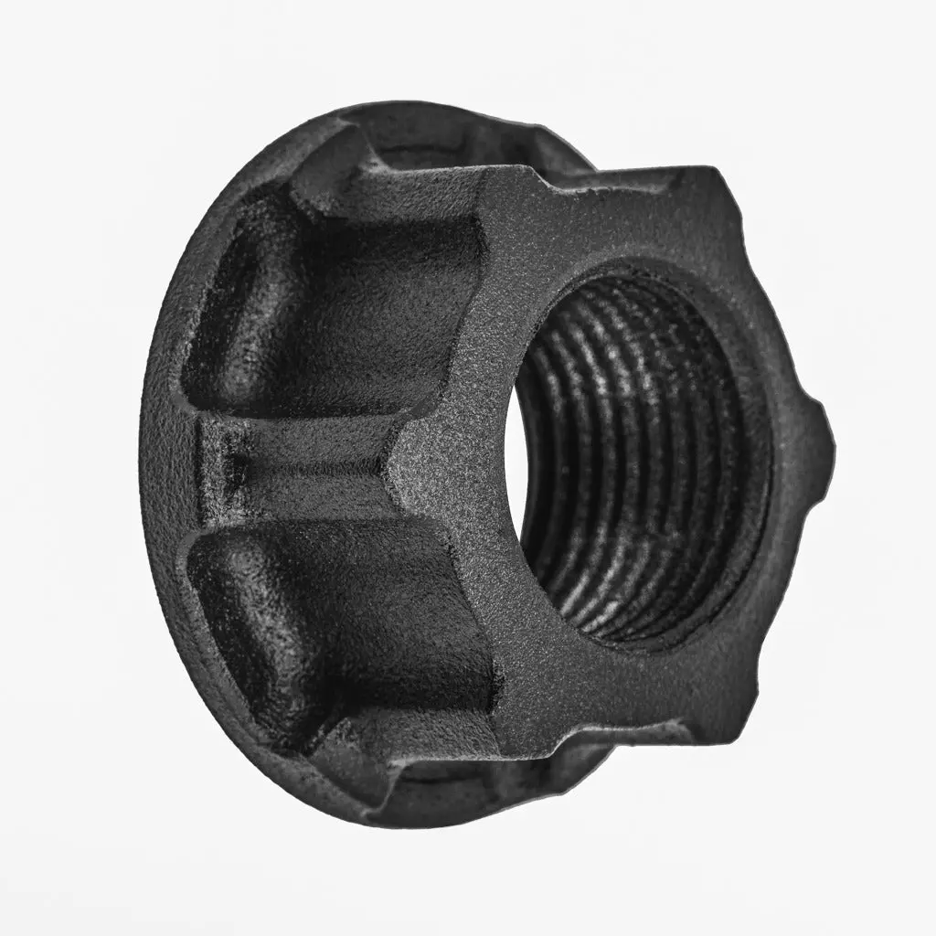Motone Gaffer Rear Axle Nut - Black 1