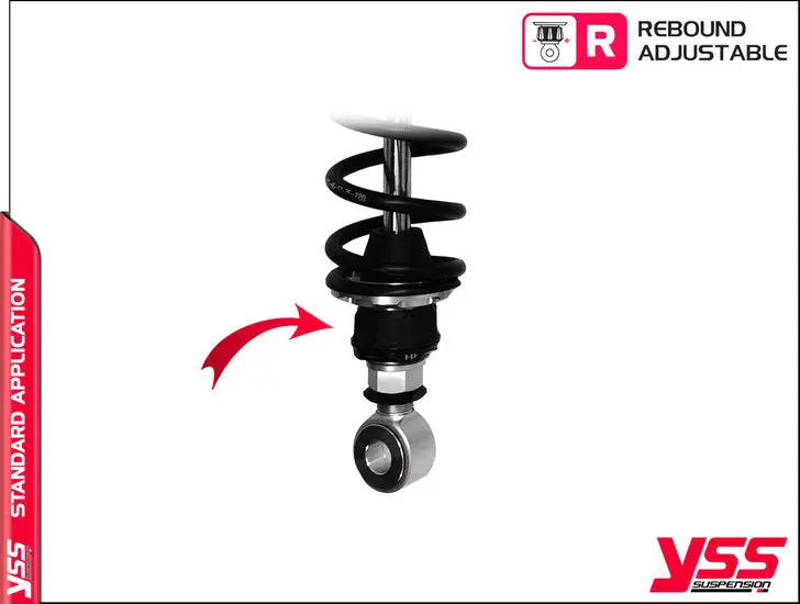 Yss Rg362-Trcl Reservoir Twin Shocks - Silver - Triumph Modern Classics 4