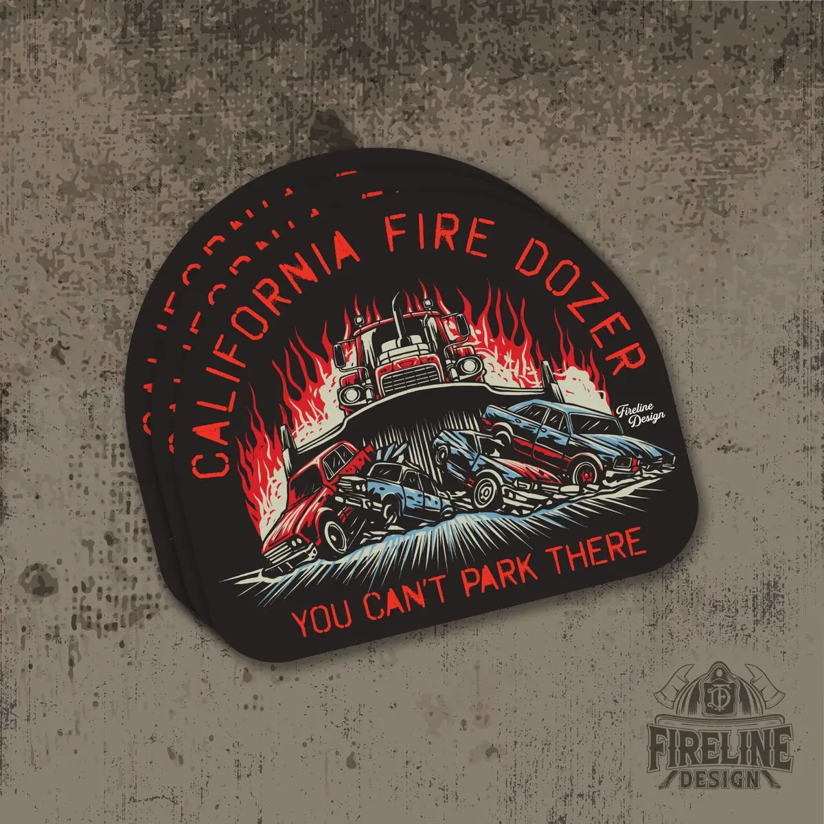 California Dozer Sticker - 3-Pack 1