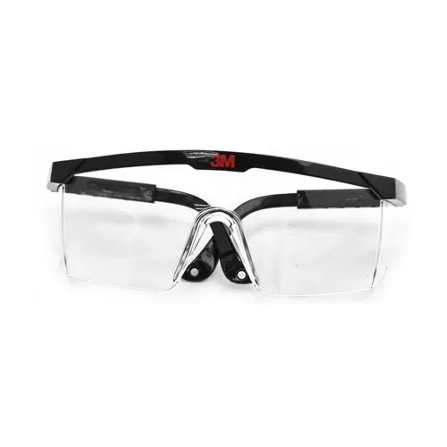 Lentes Claros De Seguridad Con Bisel Negro 3M 1