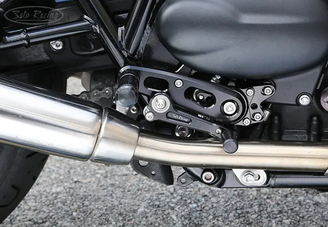 Sato Racing Rear Sets - 2016+ Triumph Street Twin, Bonneville T100/T120 1