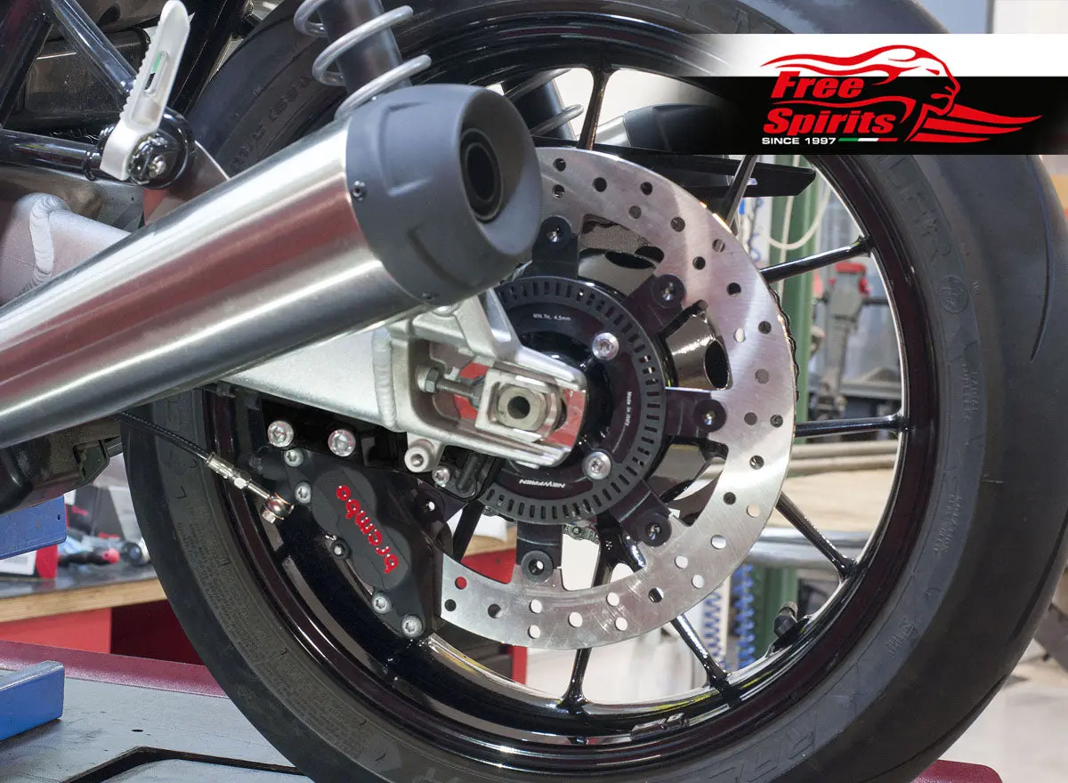 Free Spirits Brembo Rear Brake Upgrade Kit - Thruxton Rs And 22+ Speed Twin 3