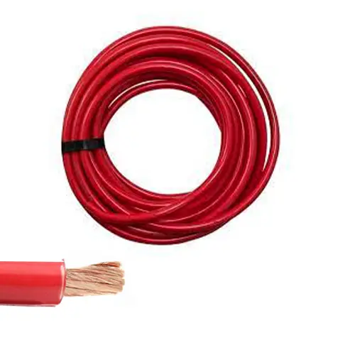 Cable De Bateria Pesado # 1/0 Por Metro Lineal Rojo Brande 1