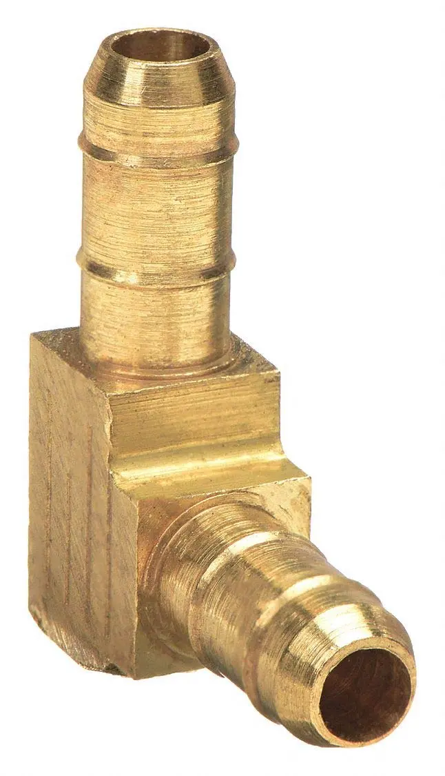 (Pack Of 84) Parker 225-5/32 Barbed Union Elbow, 90 And Deg, Brass, 0.096 X 0.096 Barb Size, Brass 1