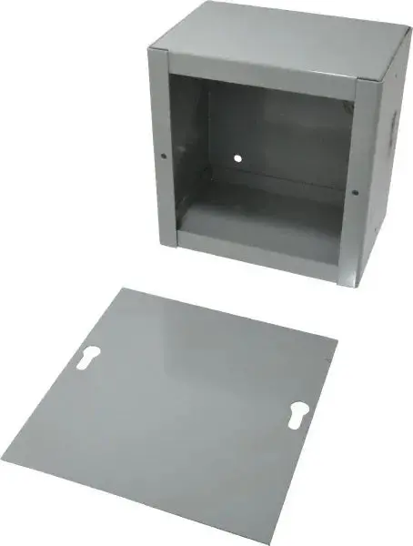 664Sb, Nema 1 Steel Junction Box Enclosure With Screw Flat Cover - New No Box 1