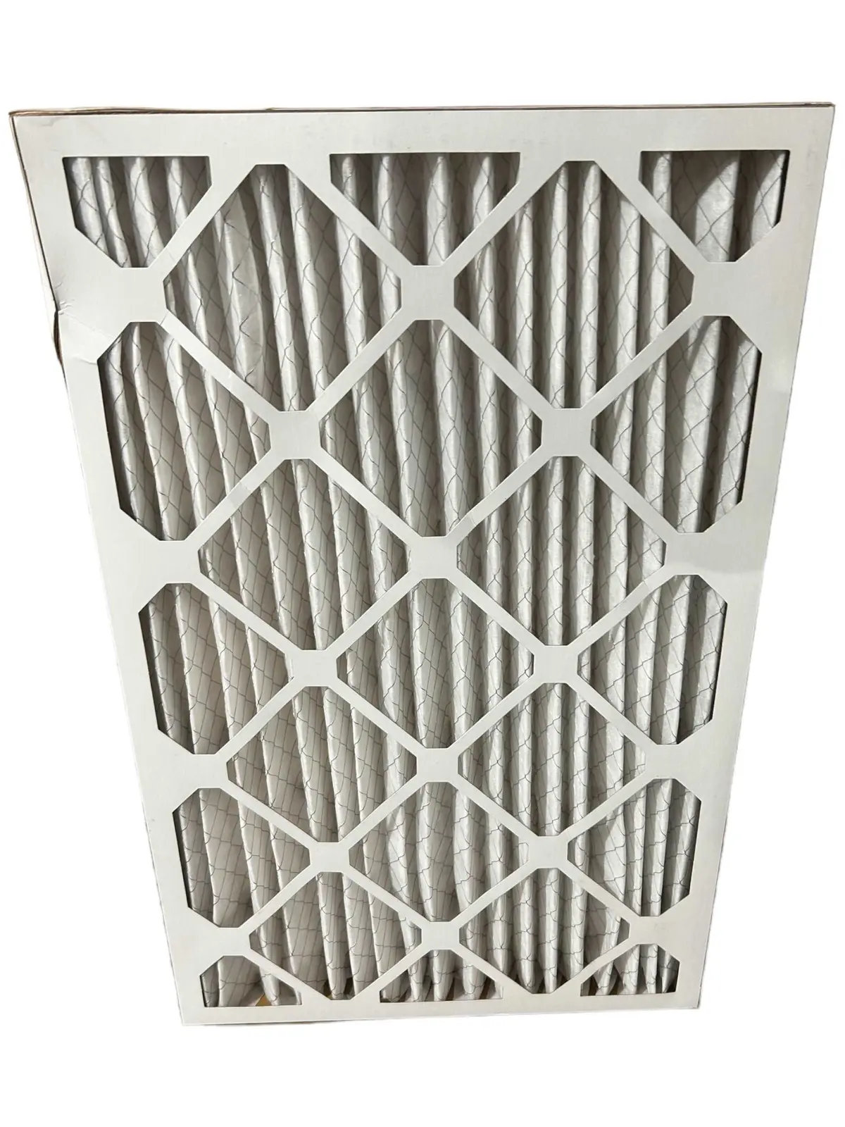 Air Handler, 6B950, Pleated Air Filter, 16X25x2, Merv 8, High Capacity, Pack Of 12 1