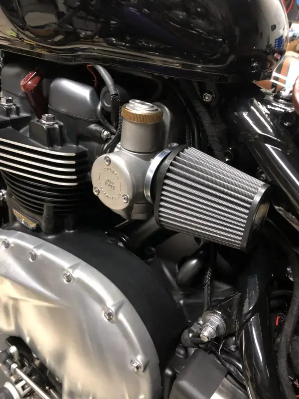 A&J Cycles Air Box Delete Kit - Triumph Bobber 2