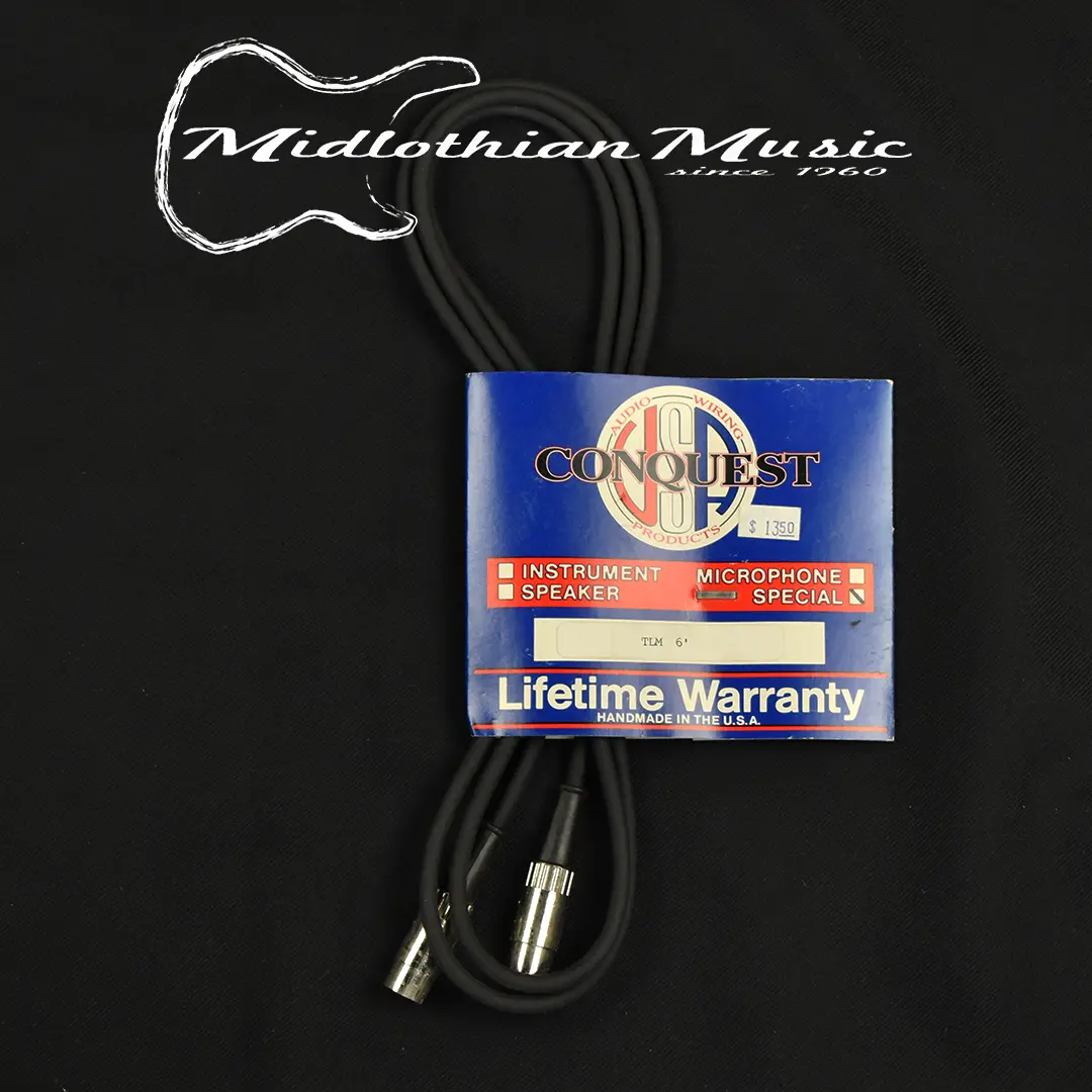 Conquest 6' Tlm Cable - Black Finish 1