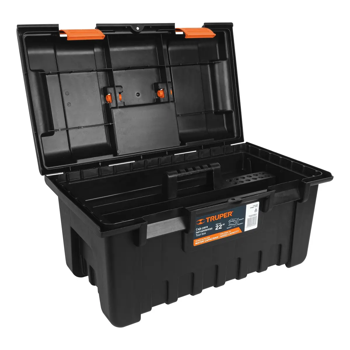 Caja De Herramienta #22 Sin Compartimentos 19780 Truper 1