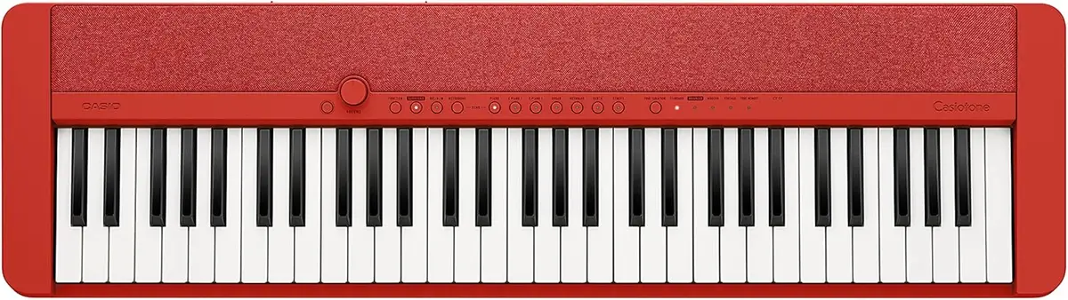 Casio - Ct-S1 61-Key Portable Keyboard - Red Finish 1
