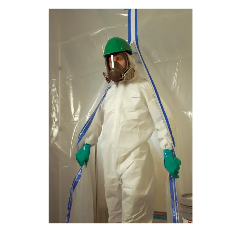 Shieldtech, Coverall, Liquid/Particulate, Hood/Boot & Elastic Wrists, 25/Case, 3Xl 53055 1