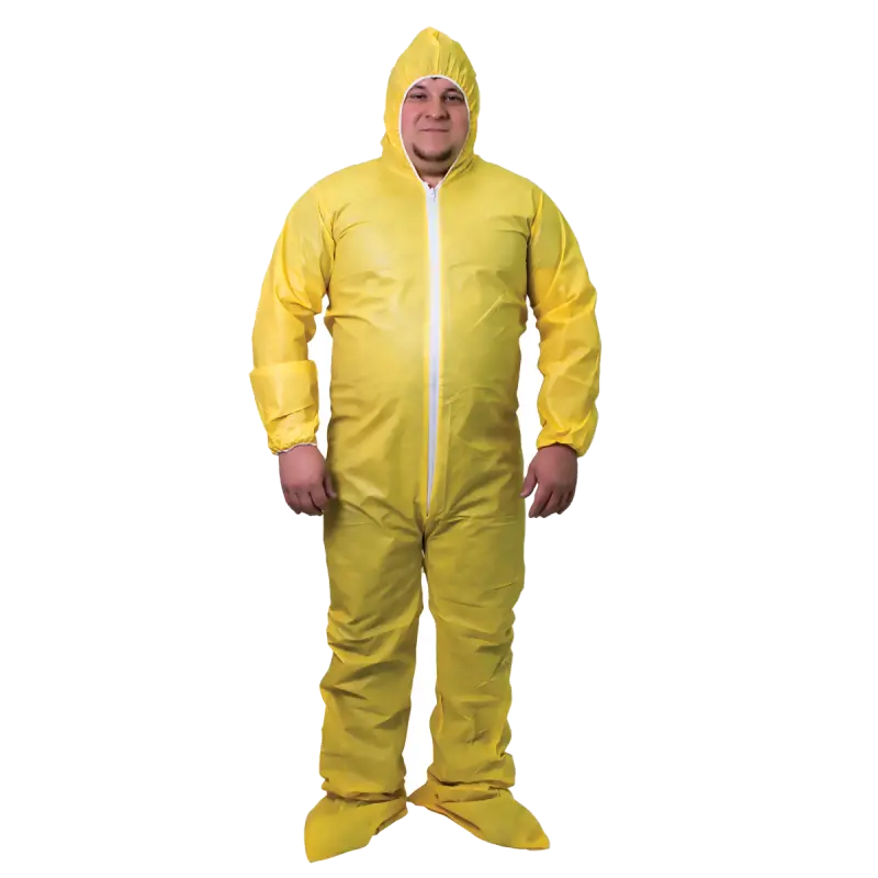 Shieldtech, Coverall, Serged Seam, Hood/Boots, 25/Case, 3Xl 53079 1