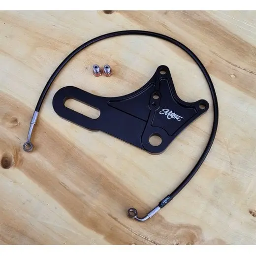 Motone Rear Brake Caliper Relocation Kit - 2016+ Triumph Street Twin, Street Scrambler, Bonneville T100/T120, 1