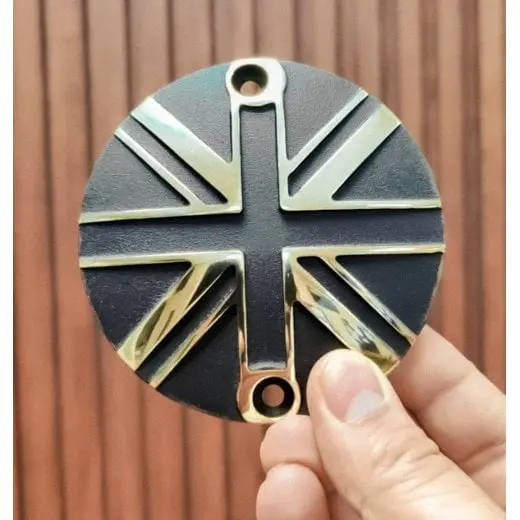 Motone Union Jack Acg Cover - Brass And Black 2