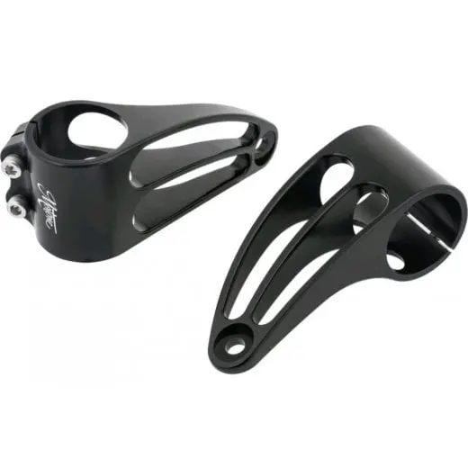 Motone Giger Billet Short Reach Headlight Brackets - 41Mm 1