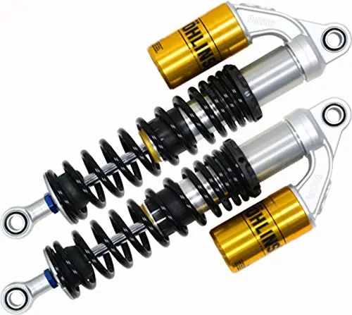 Ohlins Reservoir / Piggyback S36pl Shocks - 14.25” - Air Cooled Thruxton / Scrambler / Harley Davidson Xr1200 / Xr1200x - Hd907 1