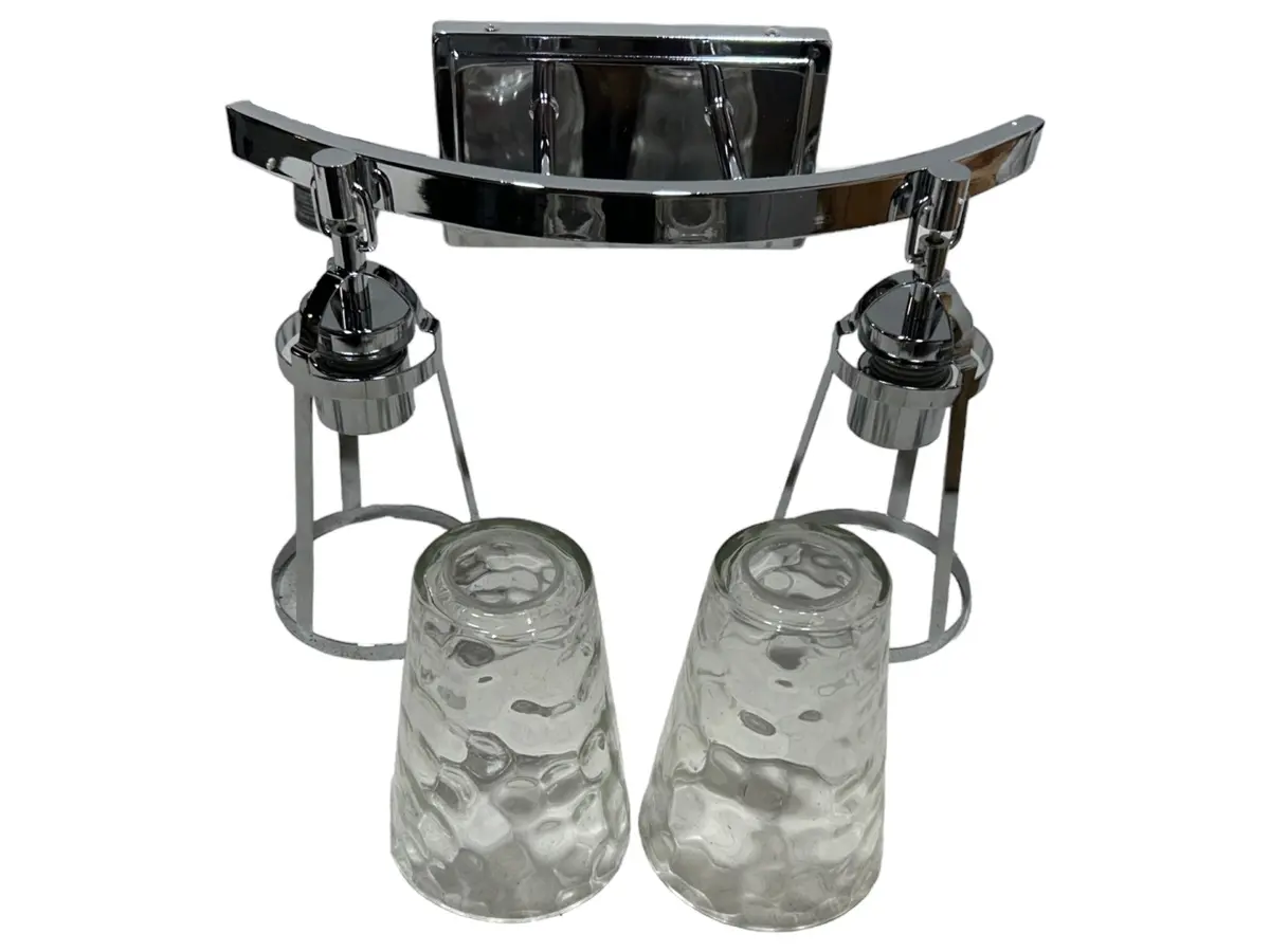 Savoy House, 8-560-2-11, Albany 2 Light 16 Inch Polished Chrome Vanity Light Wall Light 1