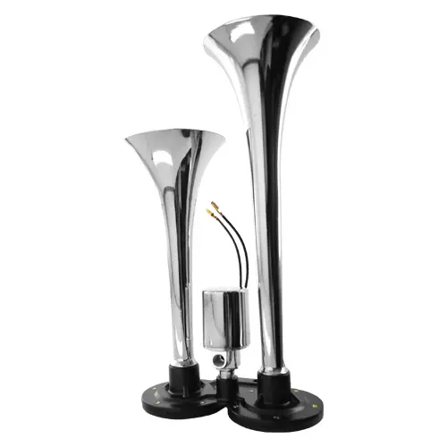 Claxon 02 Cornetas De Metal 12/24V Air-Horm (Hr-101) 1
