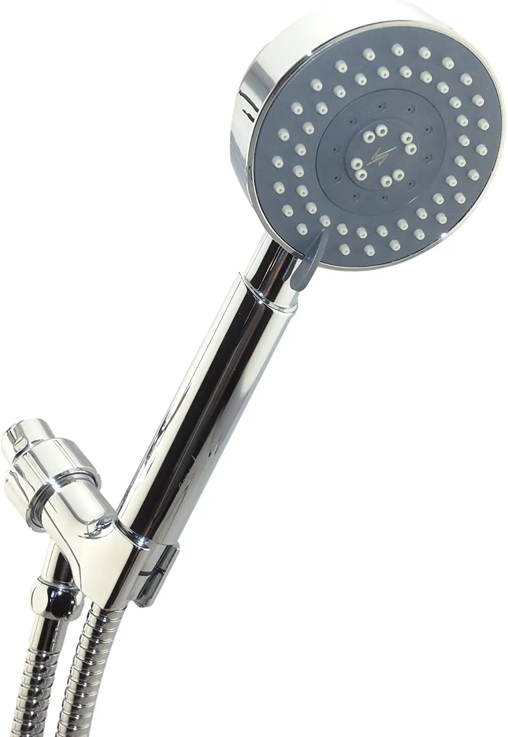 Vida Alegria Ubermist Handheld 3 Setting Shower Head; 2 Sprays Plus Mist Mode; Steel Hose; 2.5Gpm 1