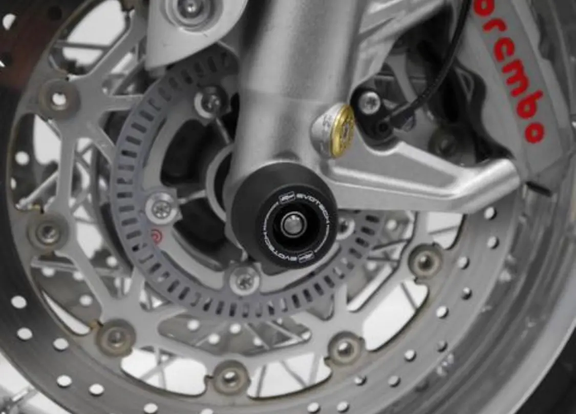 Evotech Performance Front Axle Bobbins / Crash Protection - Triumph Twins 2