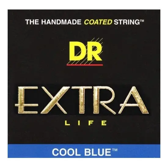 Dr - Extra Life Cool Blue (Blue Color) - 6-String Electric Guitar Strings (Cbe-9) (1 Pack) 1