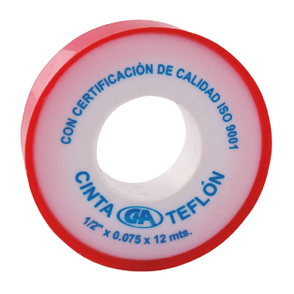 Teflón Rojo 12Mm X 12M Schubert 1