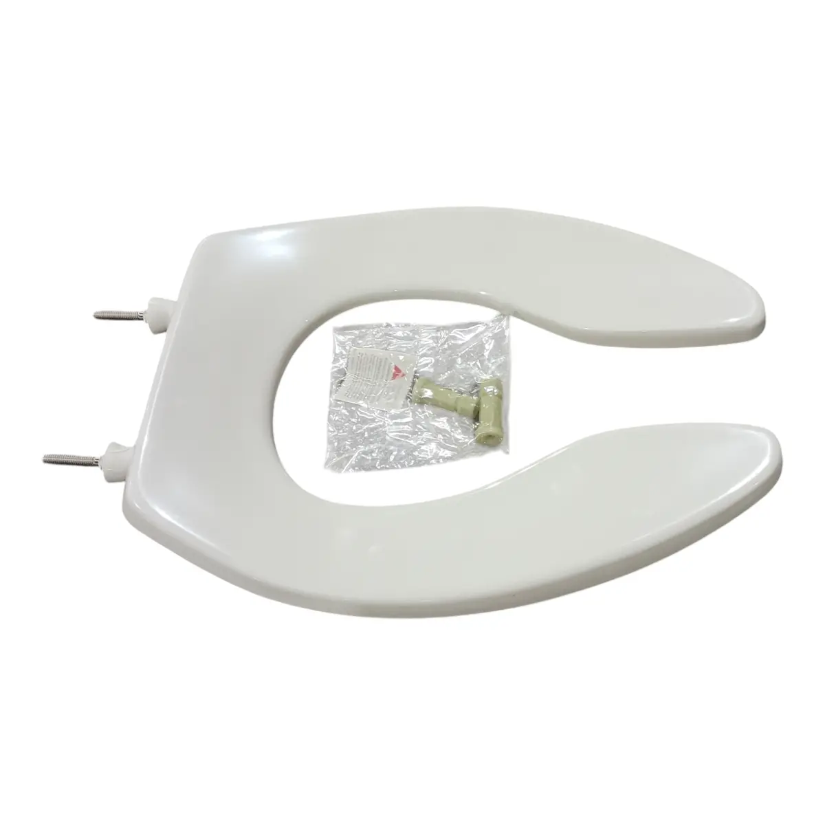 Church, 9500Ssct, Elongated, Open, Front Less, Plastic, Toilet Seat, Sta-Tite 1