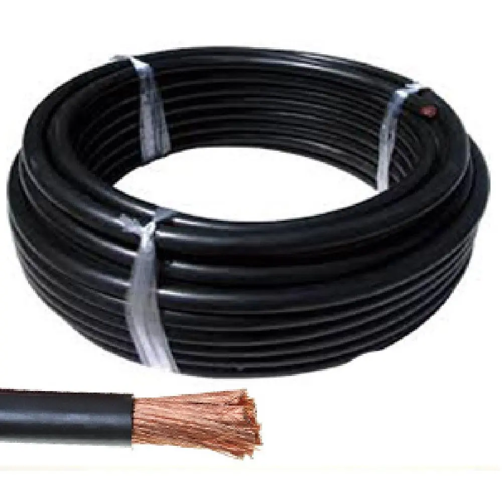 Cable De Batería Pesado Numero 2/0 Negro Brande X Metro 1