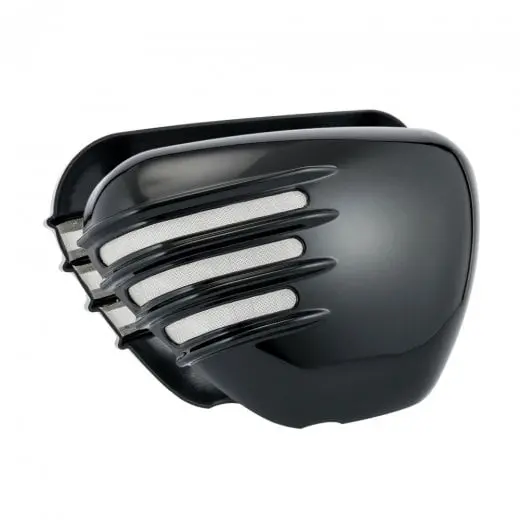 Motone Ribbed Side Covers - Triumph Street Twin / Street Cup / T100 - Matte Black 1