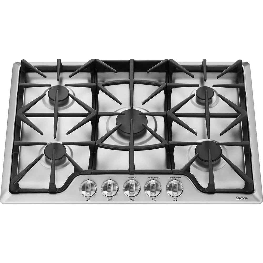 Kenmore 30" Gas Cooktop, Stainless Steel (22-32683) 1
