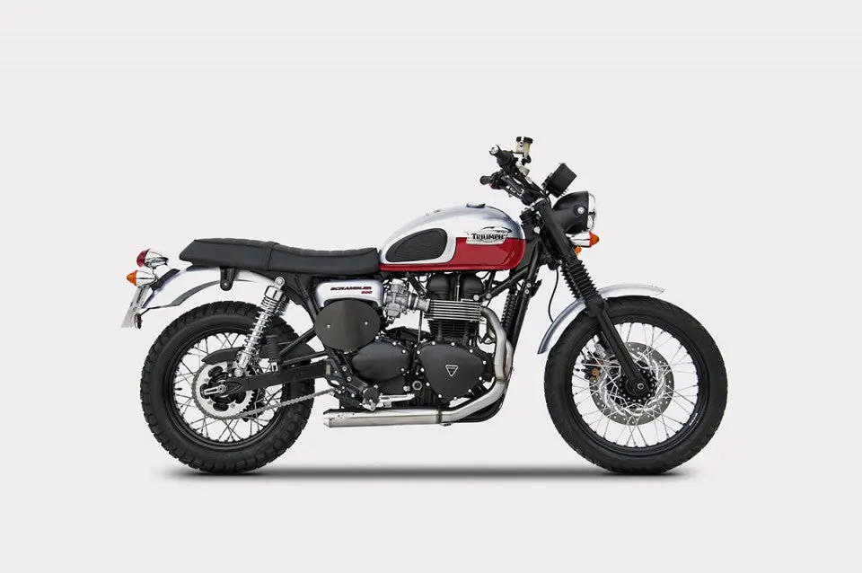 Zard “Cross” 2:1 Low Exhaust For 2001-2015 Triumph Bonneville, Thruxton, Scrambler 2